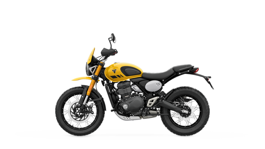Triumph Scrambler 400 XC didedah – penampilan lebih lasak, rim spoked 19 inci depan dan 17 inci belakang 1938895