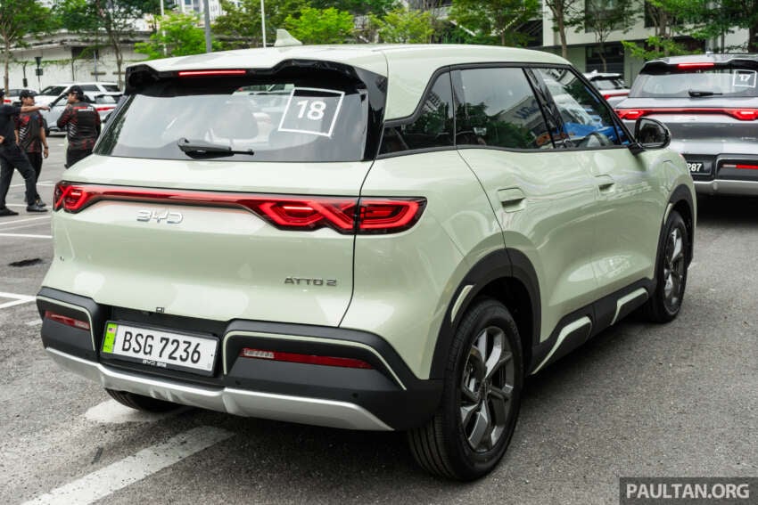BYD Atto 2 EV launched in Malaysia – one variant with 51.13 kWh battery, 350 km range WLTP; RM100,000 1947399