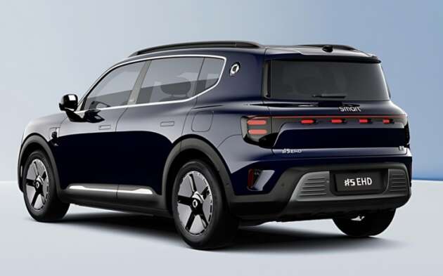 smart #5 EHD didedah – PHEV jarak gerak 1,600 km