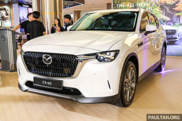 Mazda CX-60 launched in Malaysia – 2.5L Skyactiv-G petrol, 8AT, RWD, Bose speakers, CBU Japan, RM200k