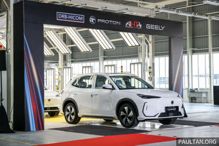 Kilang EV Proton di Tanjong Malim dibuka secara rasmi – eMas 7 CKD mula diproduksi, diikuti eMas 5 1964102