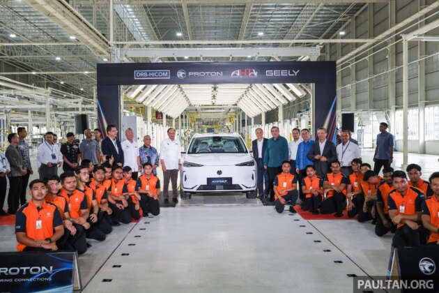 Proton’s dedicated EV plant in Tg Malim launched – CKD eMas 7 kicks off production, eMas 5 next up