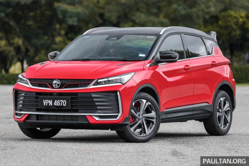 2025 Proton X50 facelift – full gallery of Flagship variant with big spoiler, two-tone interior, sunroof 1970466