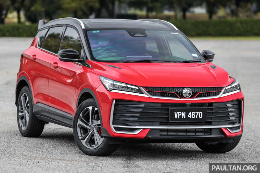 2025 Proton X50 facelift – full gallery of Flagship variant with big spoiler, two-tone interior, sunroof 1970467