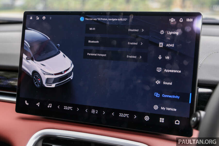 2025 Proton X50 facelift – full gallery of Flagship variant with big spoiler, two-tone interior, sunroof 1970522