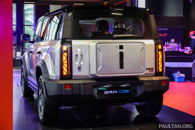 iCaur 03 RWD CKD in Malaysia – same specs, RM120k tax-free price as CBU; 184 PS, 426 km NEDC range
