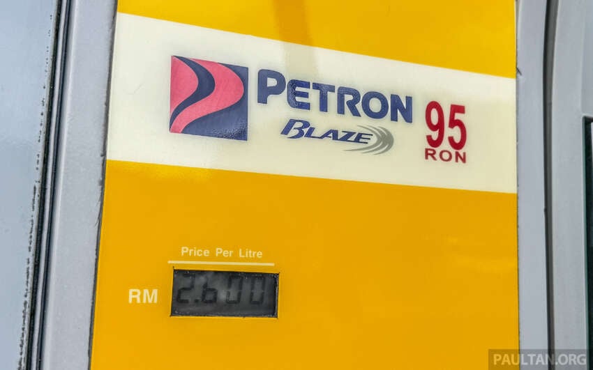 Budi95: Pump displays price based on RM2.60 – see Petronas, Shell, BHPetrol, Petron, Caltex receipts here 1976523