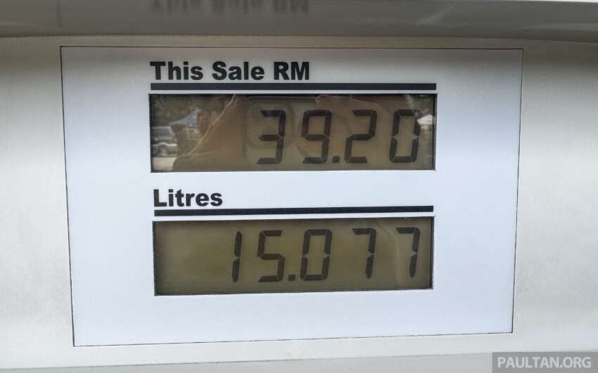 Budi95: Pump displays price based on RM2.60 – see Petronas, Shell, BHPetrol, Petron, Caltex receipts here 1976524