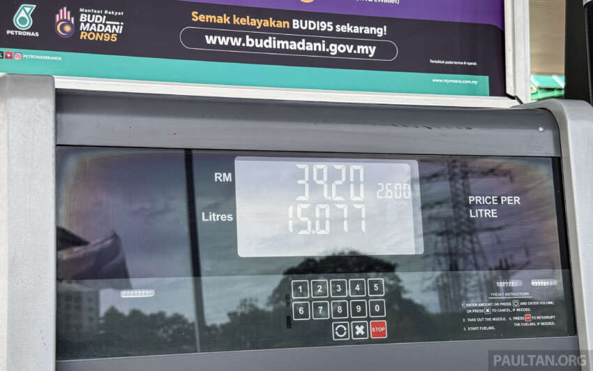 Budi95: Pump displays price based on RM2.60 – see Petronas, Shell, BHPetrol, Petron, Caltex receipts here 1976472