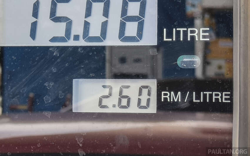 Budi95: Pump displays price based on RM2.60 – see Petronas, Shell, BHPetrol, Petron, Caltex receipts here 1976483
