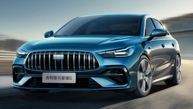 Geely Galaxy Starshine 6 PHEV – C-segment size but with torsion beam, fr RM47k; Proton eMas sedan?