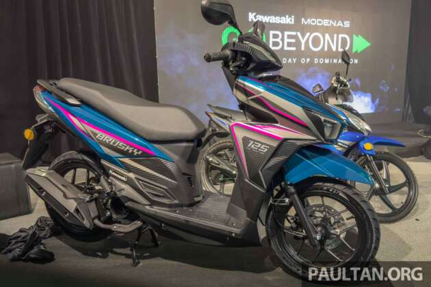 Modenas Karisma 125 dijual sebagai Kawasaki Brusky di Filipina – dapat sambutan hangat, penampilan baru