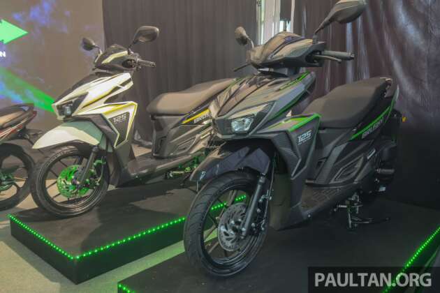 Modenas Karisma 125 dijual sebagai Kawasaki Brusky di Filipina – dapat sambutan hangat, penampilan baru
