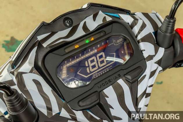 Modenas Supermoped 150 – lagi perincian didedah, meter LCD familiar