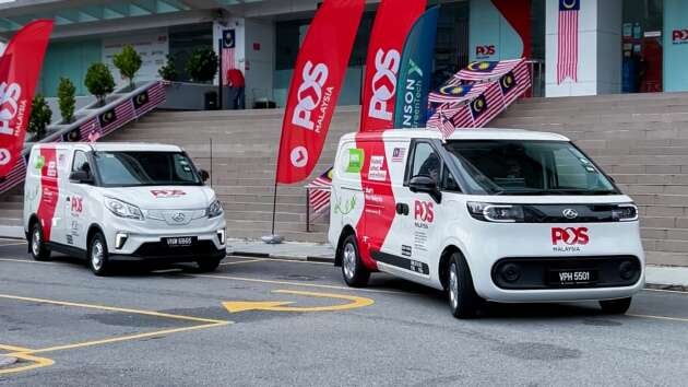 Pos Malaysia takes delivery of 136 Maxus eDeliver 3 EV vans, expanding its electric vehicle postal fleet
