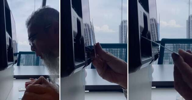 Pak Cik Shell demos MyKad reader at fuel pump for RM1.99 subsidised RON95 – no need to go to counter