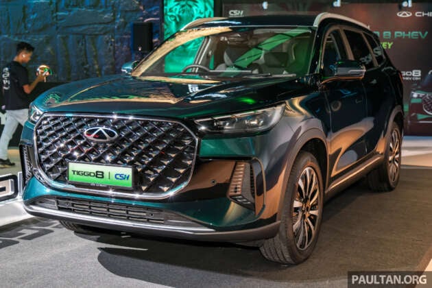 Chery Tiggo 8 PHEV di M’sia – 1.5T hibrid, 279 PS/365 Nm,  jarak gerak hingga 1,200 km; dari RM159,800
