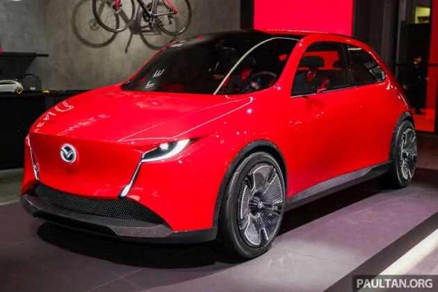 Mazda Vision X-Compact concept debuts in Tokyo – Mazda 2 revived with petrol power, funky styling