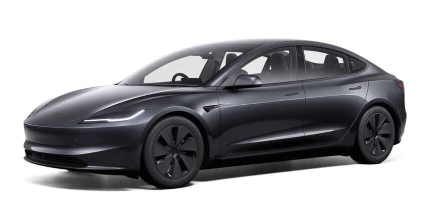 2025 Tesla Model 3 Highland Long Range RWD in Malaysia – RM185k; 750 km WLTP; 0-100 in 5.2s 1978340