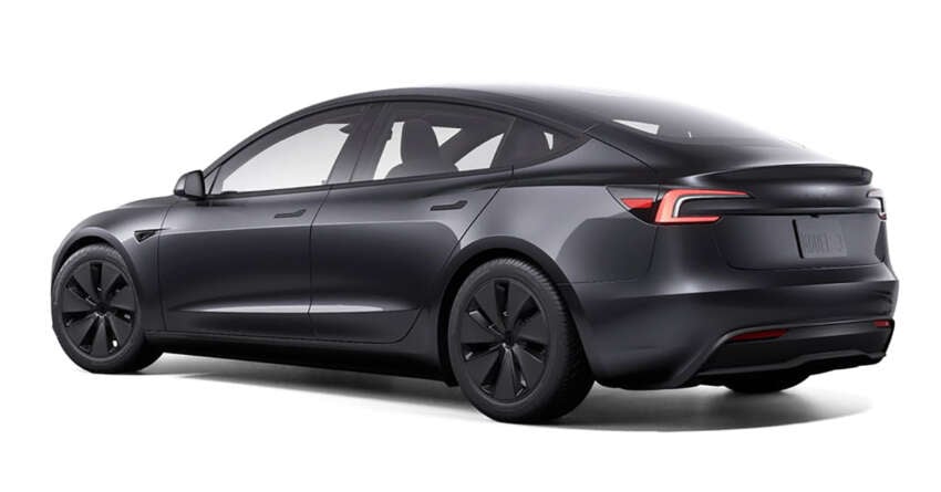 2025 Tesla Model 3 Highland Long Range RWD in Malaysia – RM185k; 750 km WLTP; 0-100 in 5.2s 1978341