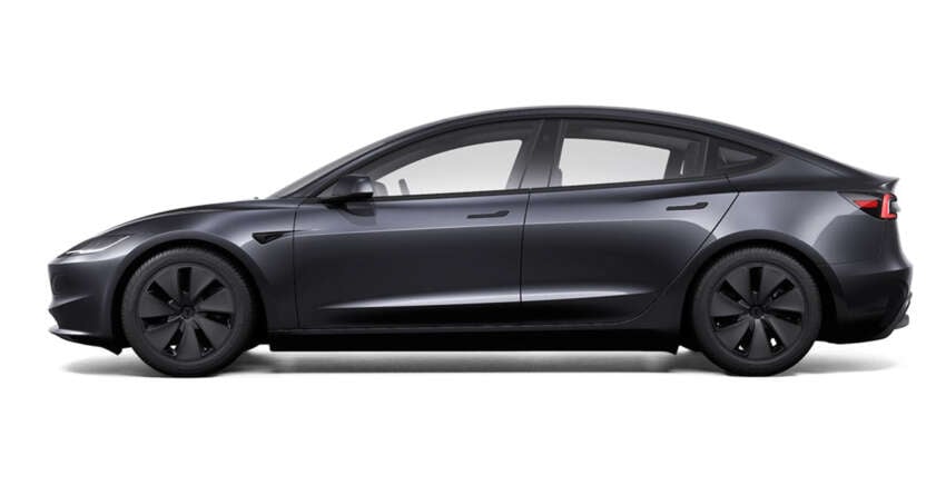 2025 Tesla Model 3 Highland Long Range RWD in Malaysia – RM185k; 750 km WLTP; 0-100 in 5.2s 1978342