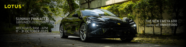 Lotus EVs set for RM200k price hike next year – check out the Eletre, Emeya at Sunway Pinnacle, Oct 17-31