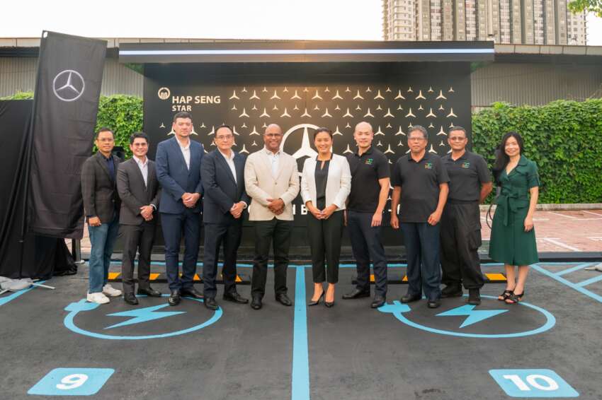Mercedes-Benz Malaysia, DC Handal unveil Hap Seng Star-branded 22 kW AC chargers at Bamboo Hills 1980308