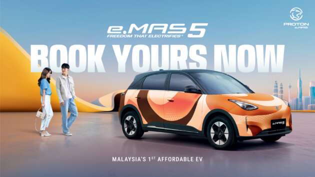 Proton eMas 5 kini dibuka untuk tempahan — harga anggaran dari RM60k-RM80k; EV termurah di Malaysia