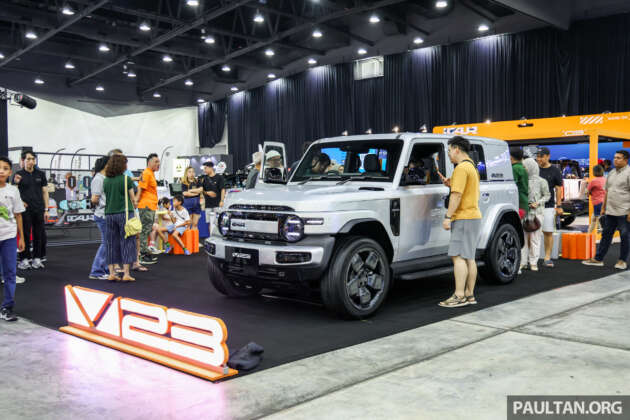 iCaur V23 preview, 03 EV SUV on display at ACE 2025