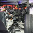 Perodua QV-E EV up close – 52.5 kWh LFP CATL battery, rear torsion beam, range around 385 km?