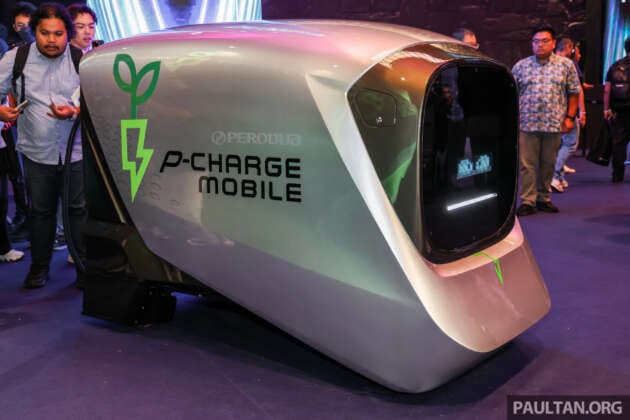 Perodua QV-E EV wallbox home AC charger revealed – 7 kW with touchscreen, CCTV; linked to P-Circle app