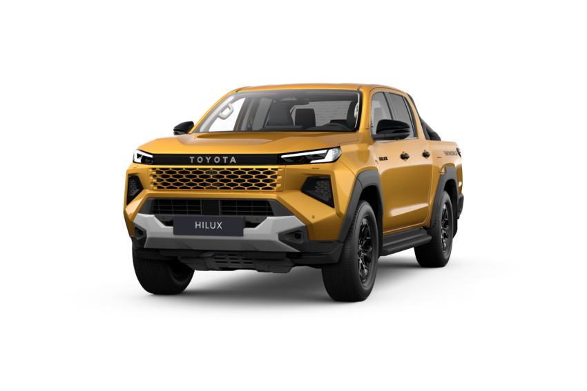 2026 Toyota Hilux Travo – heavy facelift, 2.8L diesel standard, EV with 240 km WLTP range, RM99k-RM192k 1996619