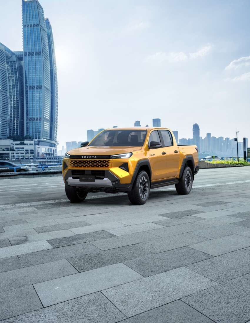 2026 Toyota Hilux Travo – heavy facelift, 2.8L diesel standard, EV with 240 km WLTP range, RM99k-RM192k 1996614
