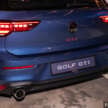 Volkswagen Golf Mk8.5 in Malaysia – R-Line with 150 PS 1.5L MHEV, dry DSG; GTI 265 PS RM250k with VAP