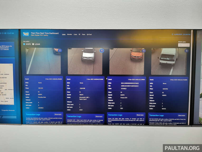 Touch ‘n Go Titan Flow MLFF toll solution to use RFID, ANPR, LiDAR, AI, and open payment system 1994269