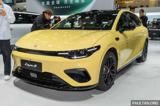 Leapmotor B05 in Guangzhou – EV hatchback, up to 218 PS, 605 km CLTC range, RWD only, from RM54k