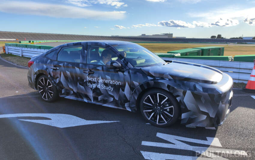 Honda next-gen mid-size platform for Civic/CR-V and new mid-size e:HEV hybrid system sampled in Japan 2007894