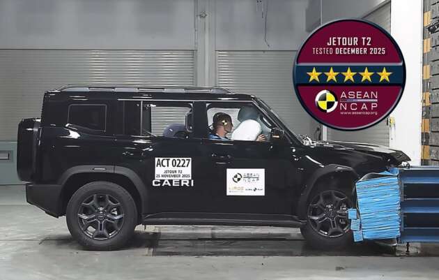 Jetour T2 raih ASEAN NCAP lima-bintang — laporan dedah CKD, dua varian, ADAS untuk varian tertinggi?