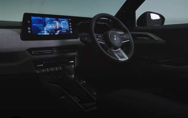 Mitsubishi Xforce keluar teaser baharu – tayang sistem bunyi Yamaha dan papan pemuka balutan fabrik