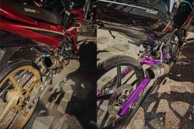 KL police seize motorcycles with ‘tayar sotong’, no rear brakes, loud exhaust in Ops Samseng Jalanan