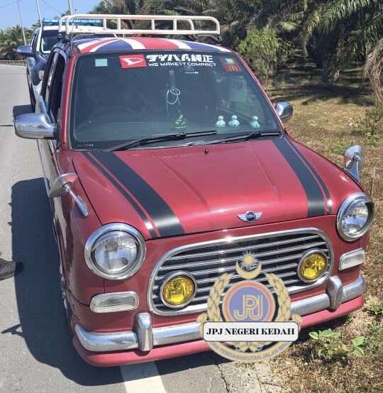 Kedah JPJ nabs ‘Kelisa Gino’ modified w/o approval