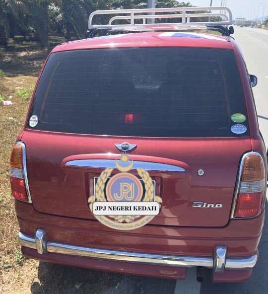 Kedah JPJ nabs ‘Kelisa Gino’ modified w/o approval