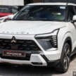 2026 Mitsubishi Xforce previewed in Malaysia – CKD; RM110k-RM120k est; 1.5L NA, CVT; launch in April