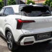2026 Mitsubishi Xforce previewed in Malaysia – CKD; RM110k-RM120k est; 1.5L NA, CVT; launch in April