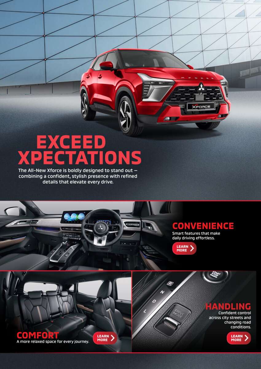 2026 Mitsubishi Xforce previewed in Malaysia – CKD; RM110k-RM120k est; 1.5L NA, CVT; launch in April 2037698