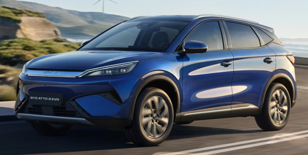 BYD Atto 3 Evo unveiled for Europe – RWD, 800V, 74.8 kWh, up to 510 km WLTP; 449 PS AWD