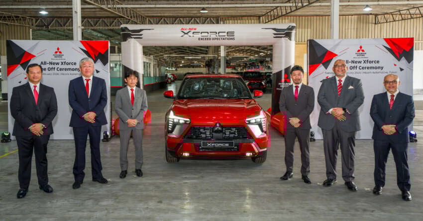 First Mitsubishi Xforce rolls off Pekan assembly line – bookings to open this week for 1.5L B-segment SUV 2035459