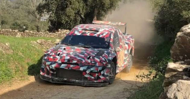 Toyota WRC27 coupé prototype seen testing – no longer GR Yaris base; upcoming GR Celica sighted?