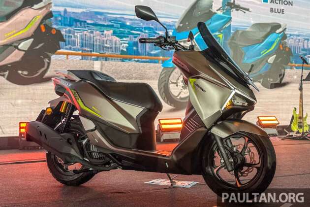 WMoto Island 150 tiba di Malaysia – skuter 150 cc dengan brek daripada Nissin, meter digital, RM6.7k