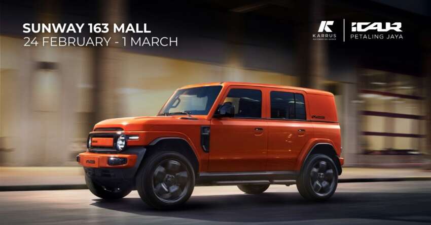 iCaur Petaling Jaya roadshow at Sunway 163 Mall from Feb 24 to Mar 1 – complimentary 3M tinting, ang pows 2042468